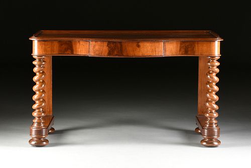 A VICTORIAN MAHOGANY WRITING