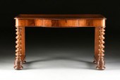 A VICTORIAN MAHOGANY WRITING D