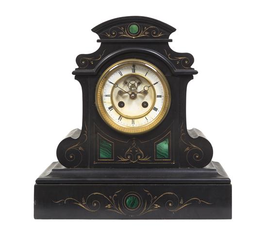 A Victorian Malachite Inlaid