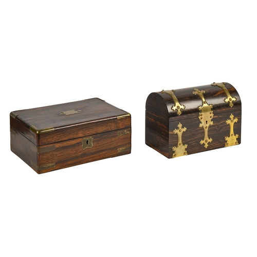 A Victorian marblewood stationery