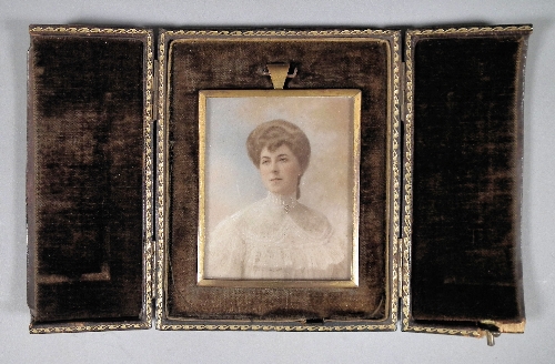 A Victorian miniature portrait