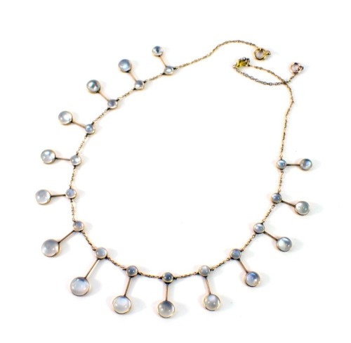 A Victorian moonstone pendant, with