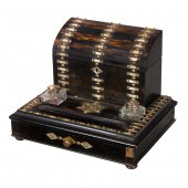 A VICTORIAN MOTHER-OF-PEARL AN