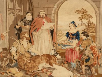 A Victorian needlework picture, The
