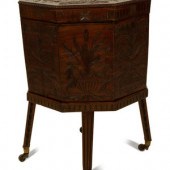 A Victorian Octagonal Carved M