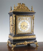 A Victorian ormolu mounted ebo
