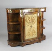 A Victorian ormolu mounted inl