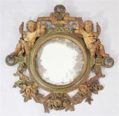 A Victorian painted cast iron