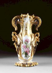 A VICTORIAN PARCEL GILT AND PO