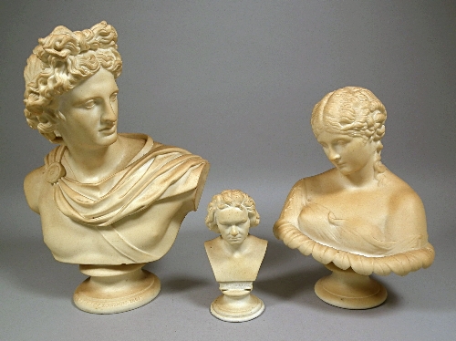 A Victorian Parianware figure after
