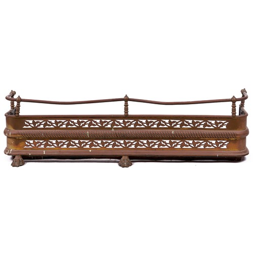 A Victorian pierced and embossed