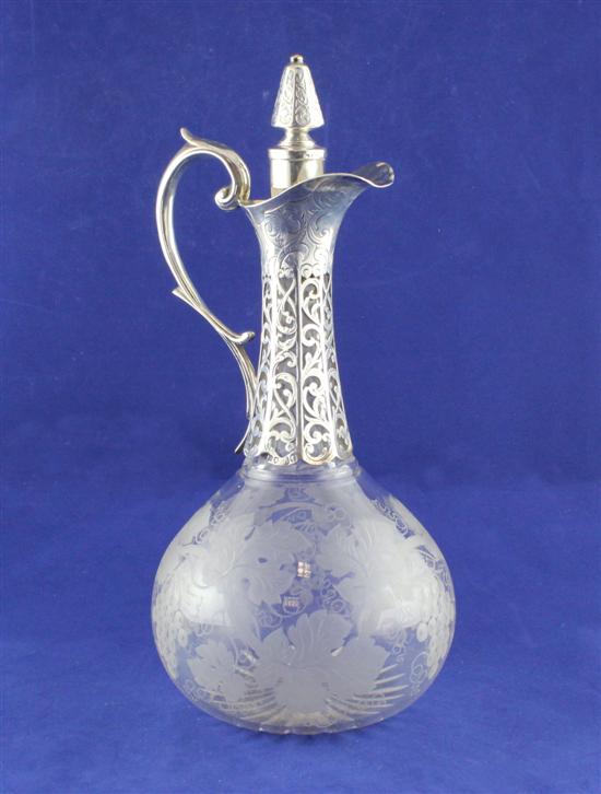 A Victorian pierced silver