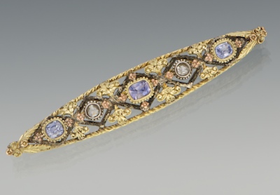 A Victorian Pin Set with
