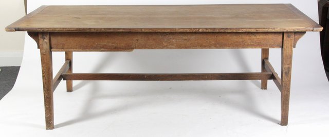 A Victorian pine and fruitwood