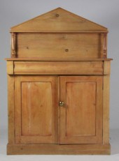 A Victorian pine chiffonier th