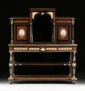 A VICTORIAN PORCELAIN MOUNTED