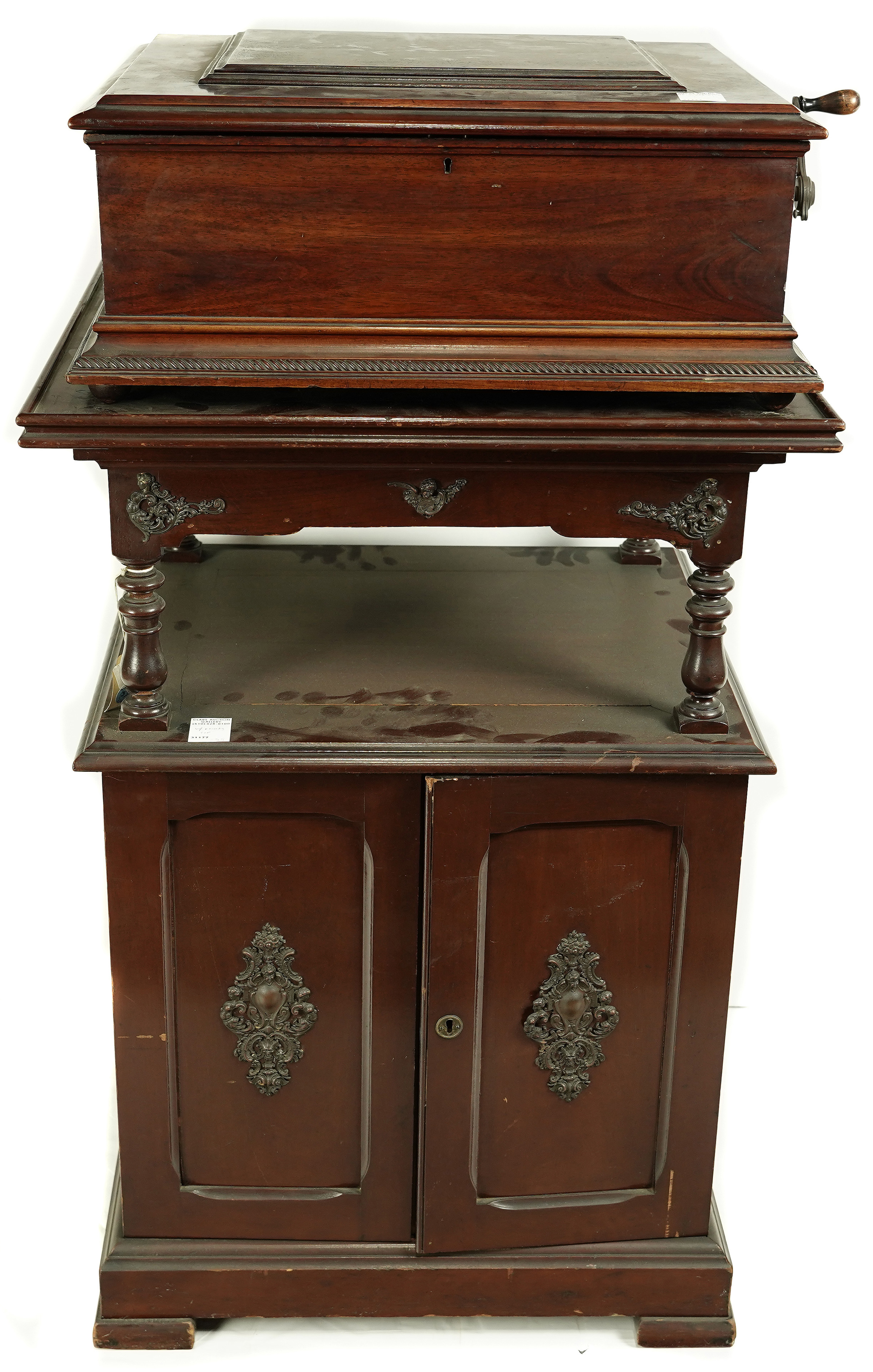 A VICTORIAN REGINA MUSIC BOX A