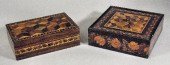 A Victorian rosewood and Tunbr