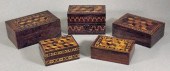 A Victorian rosewood and Tunbr