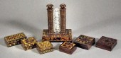 A Victorian rosewood and Tunbr
