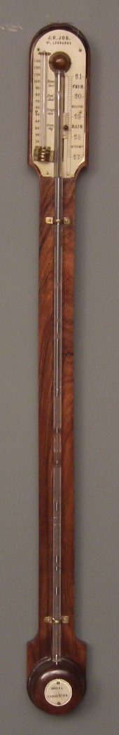 A Victorian rosewood cased sti