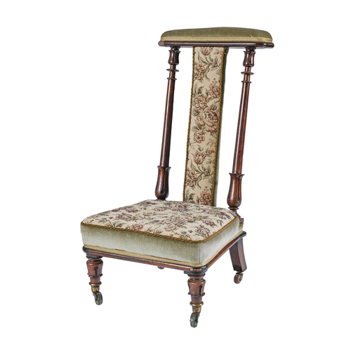 A Victorian rosewood prie dieu More