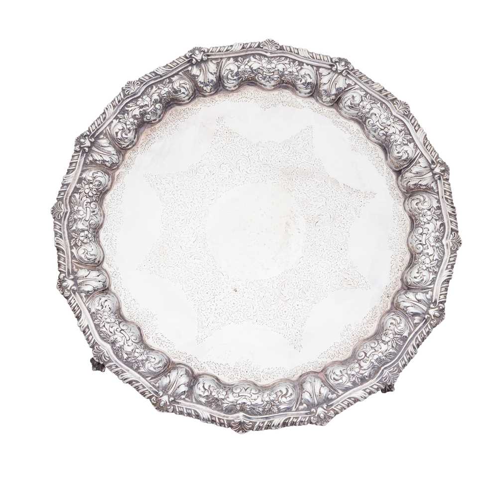 A VICTORIAN SALVER Thomas Russell