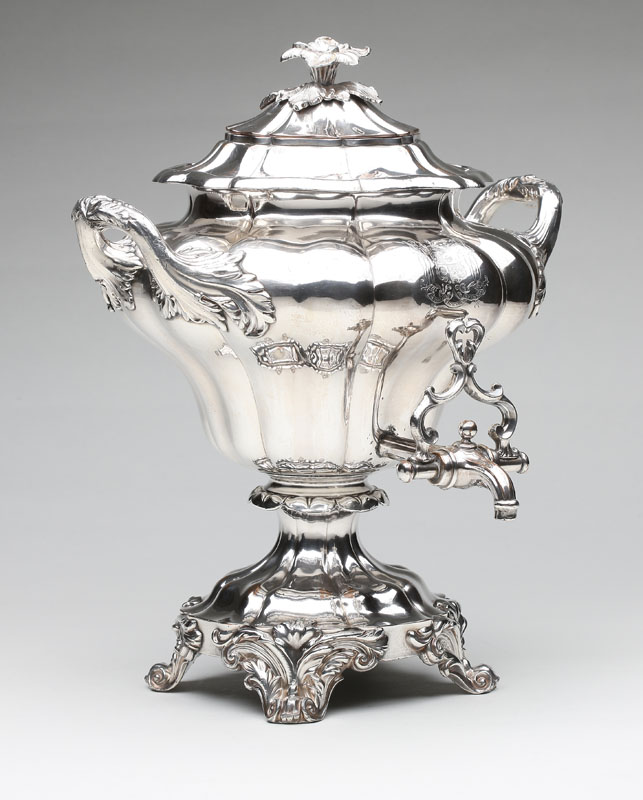 A Victorian Sheffield plate hot