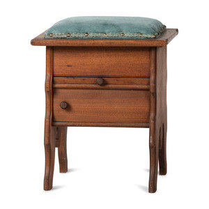 A Victorian Shoe Shine Stand with