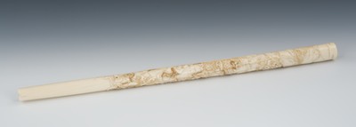 A Victorian Signed Carved Ivory