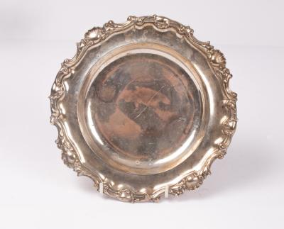 A Victorian silver dish, John