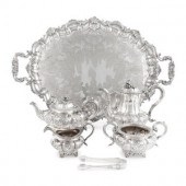 A Victorian Silver Four-Piece