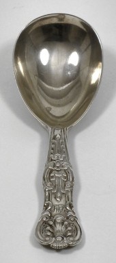 A Victorian silver Kings patte