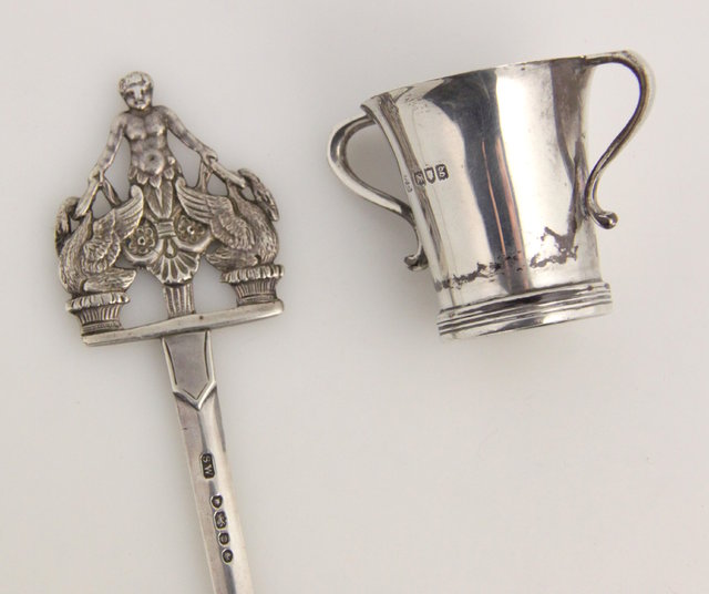 A Victorian silver meat skewer SW