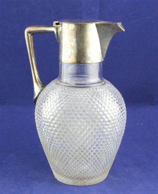 A Victorian silver mounted