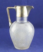 A Victorian silver mounted hob