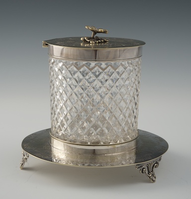 A Victorian Silver on Brass and