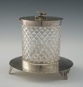 A Victorian Silver on Brass an