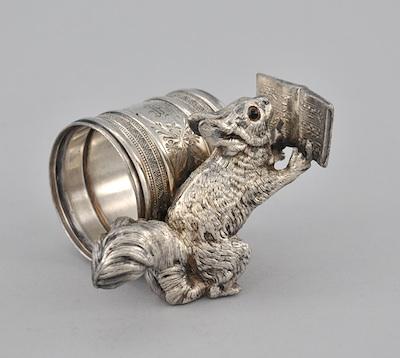 A Victorian Silver Plate Figural