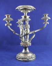 A Victorian silver plated cent