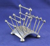 A Victorian silver plated six