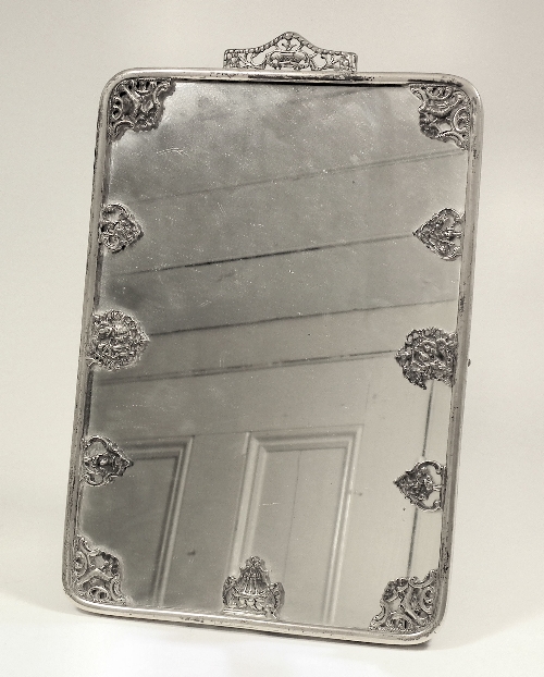 A Victorian silver rectangular