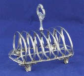 A Victorian silver seven bar t
