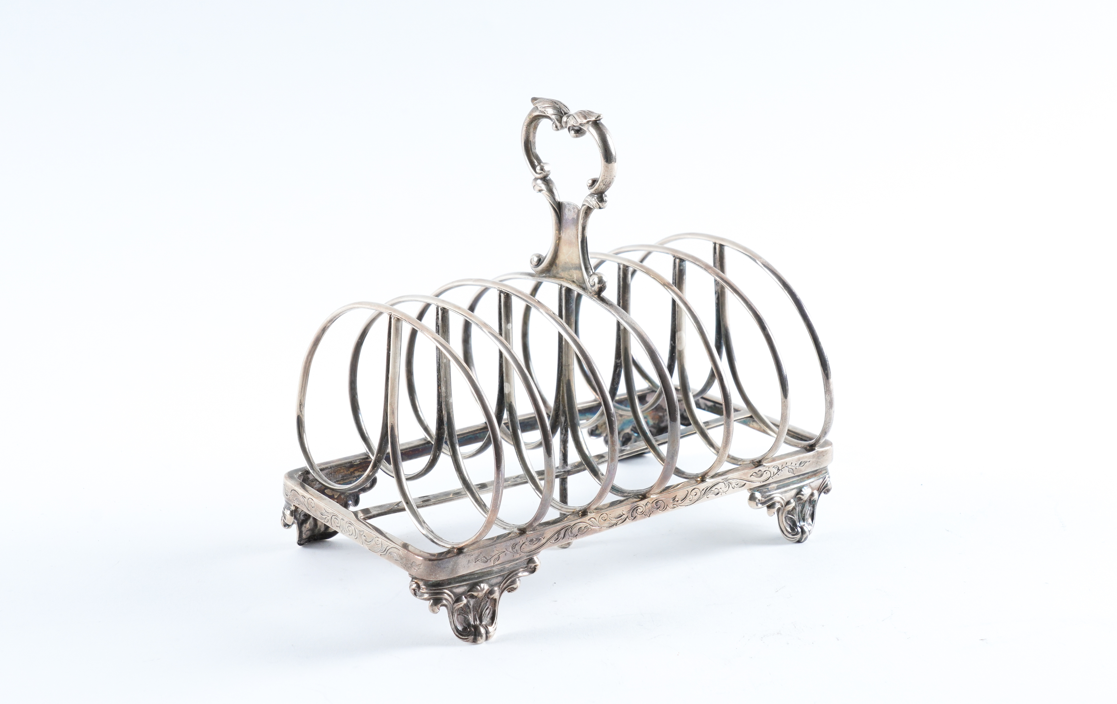 A VICTORIAN SILVER SEVEN BAR