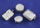 A Victorian silver shaped rect