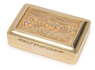 A Victorian silver snuff box,