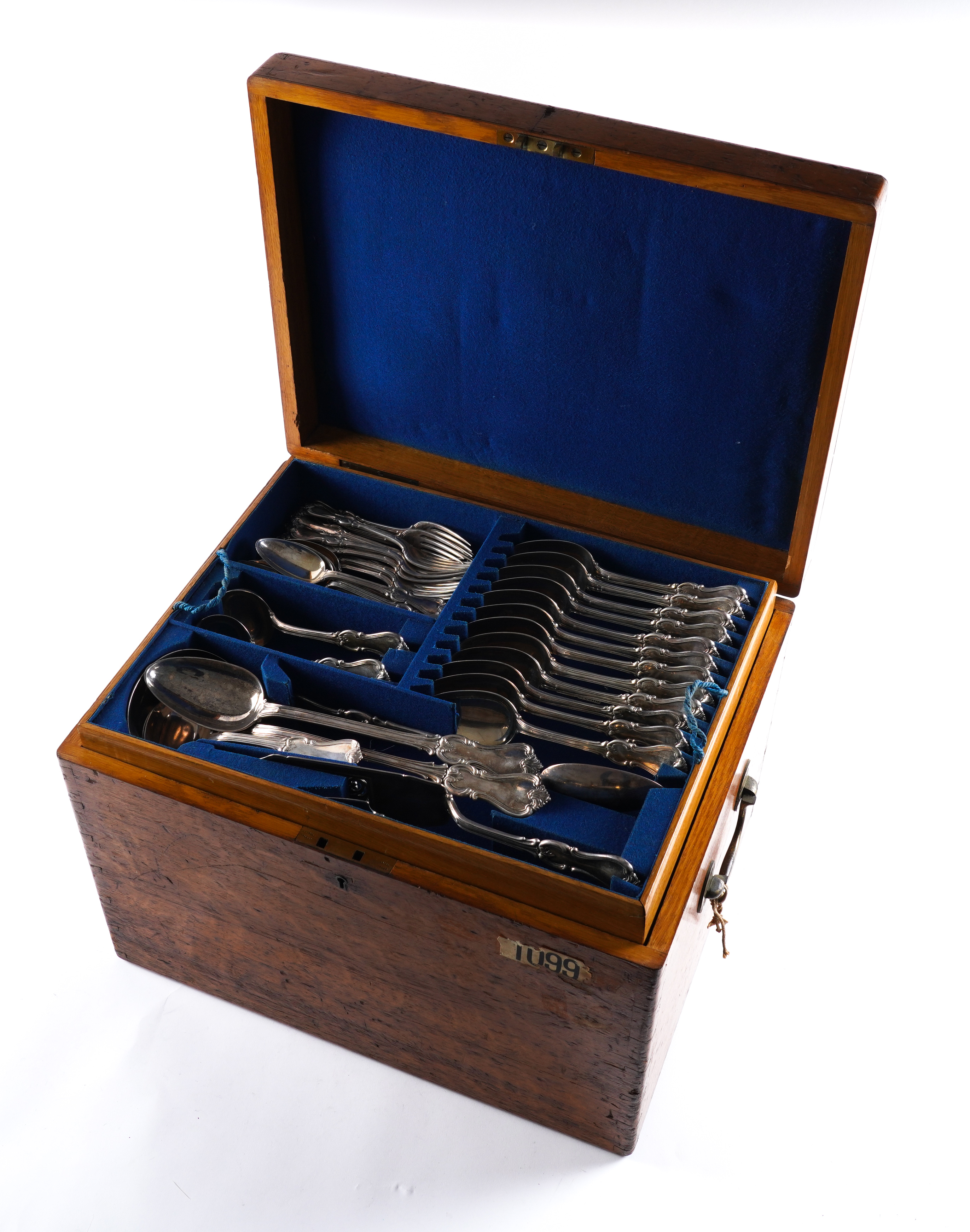 A VICTORIAN SILVER TABLE SERVICE