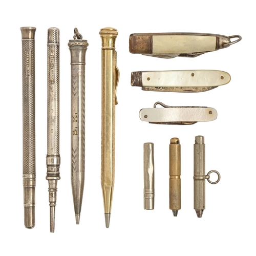 A Victorian silver three-piece