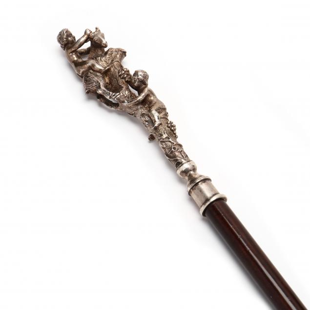 A VICTORIAN SILVER TIPPED