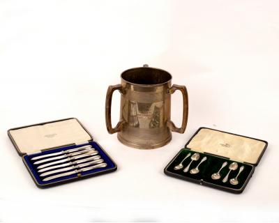 A Victorian silver tyg, Mappin
